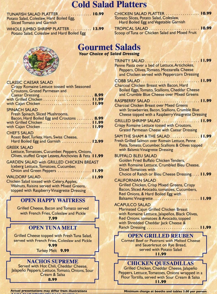 Triple-A Diner Restaurant Menu - Image 4