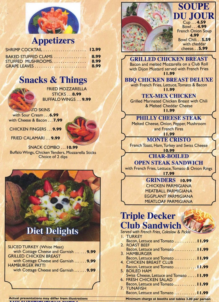 Triple-A Diner Restaurant Menu - Image 5